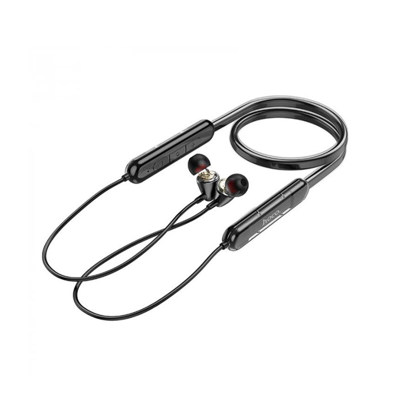 Casti Bluetooth wireless pentru sport, alergat Hoco ES65, negru