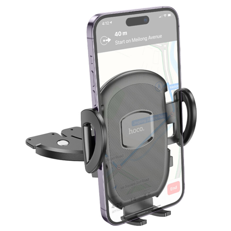 Suport telefon pentru masina fanta CD Hoco H11, negru