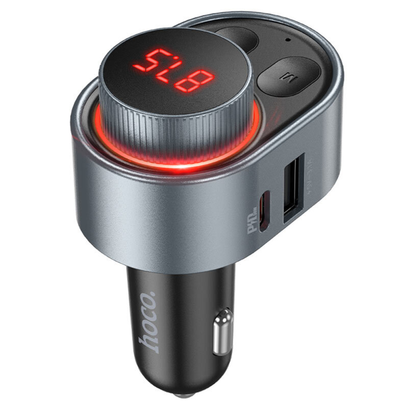 Modulator FM Bluetooth pentru masina Fast Charging Hoco E72