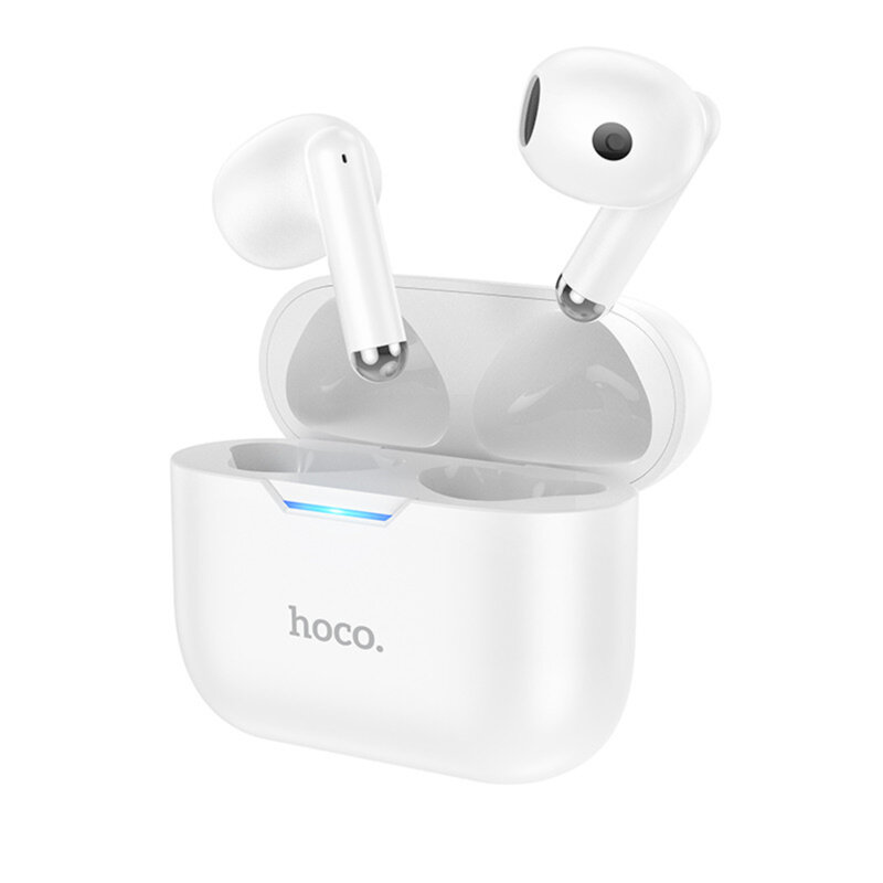 Casti true wireless Bluetooth cu microfon Hoco EW34, alb