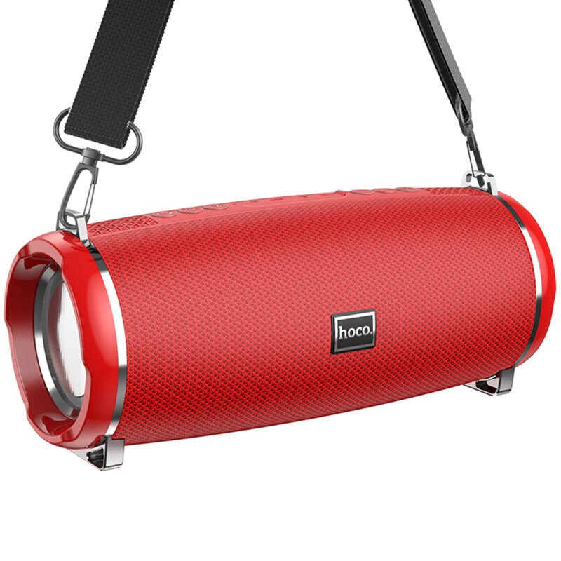 Boxa portabila waterproof 10W, Micro-SD, FM, Hoco HC2, rosu