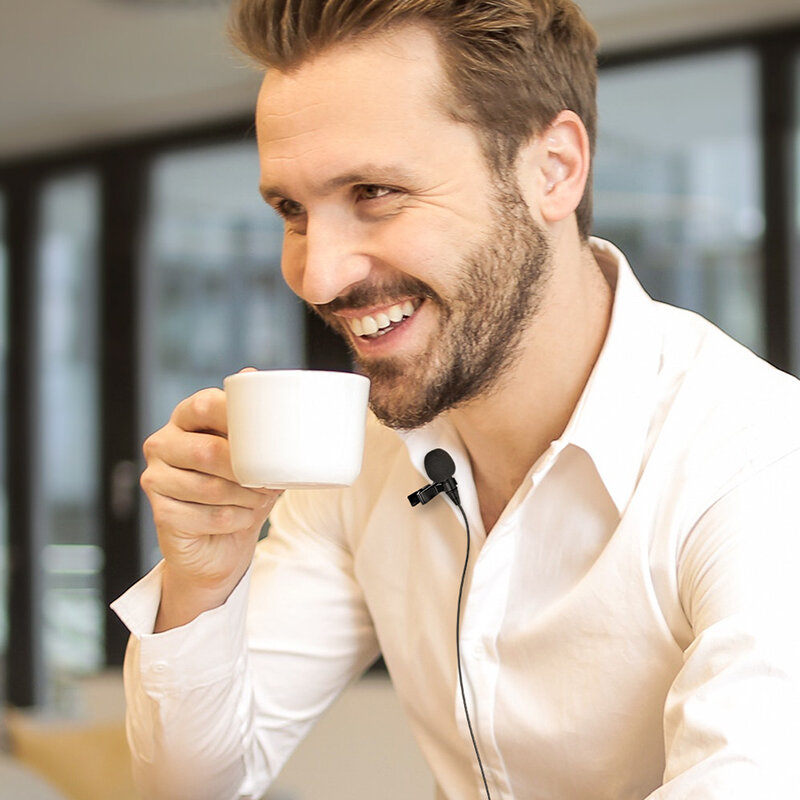 Microfon tip lavaliera cu fir pentru telefon iPhone Hoco L14