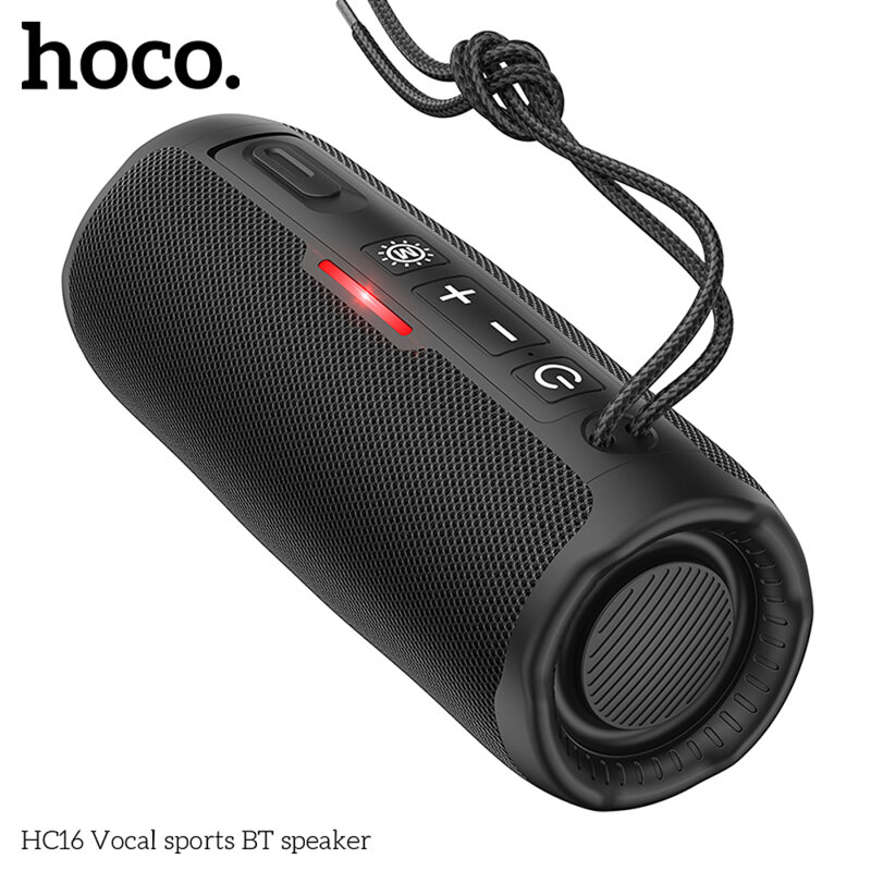 Boxa handsfree wireless portabila TWS 10W Hoco HC16, roz