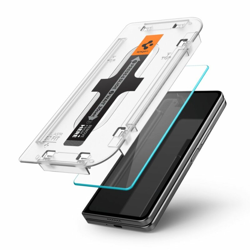 [Pachet 2x] Folie Samsung Galaxy Z Fold5 Spigen Glas.tR EZ Fit, transparenta