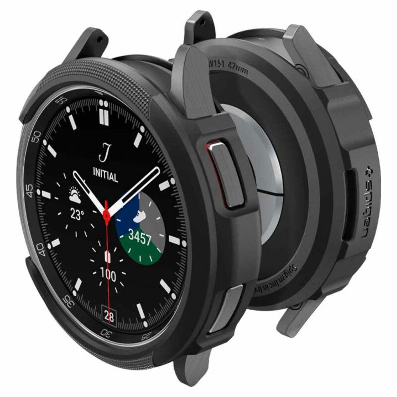 Husa Samsung Galaxy Watch6 Classic 47mm Spigen Liquid Air, negru
