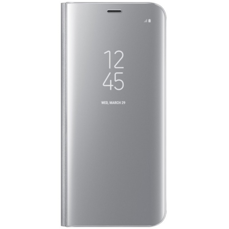 Husa Originala Samsung Galaxy S8 Clear View Cover Argintiu