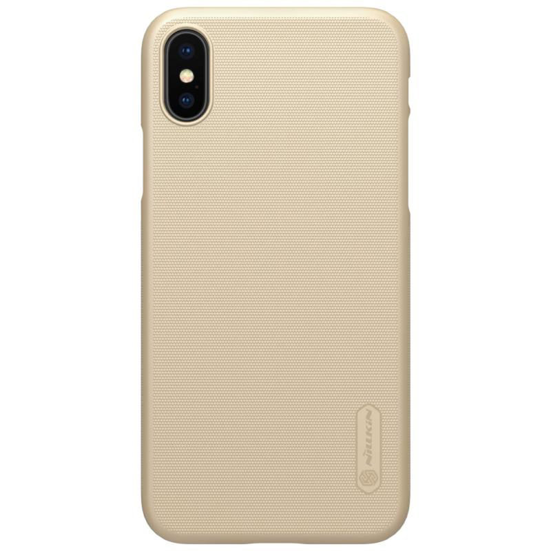 Husa iPhone X, iPhone 10 Nillkin Frosted Gold