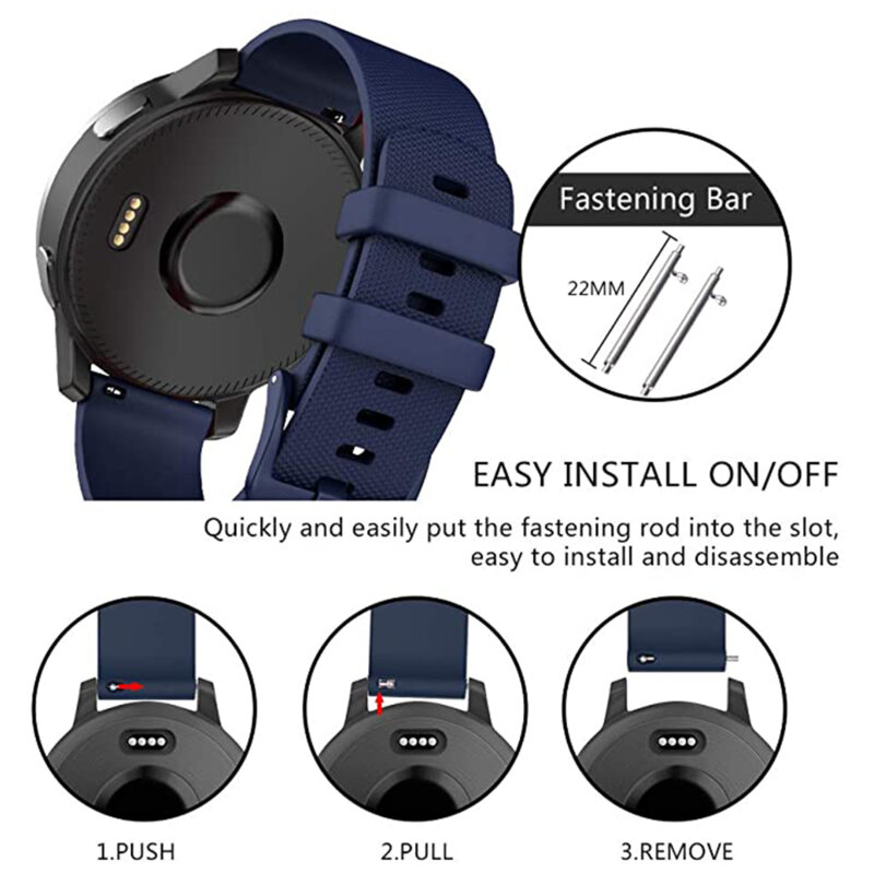 Curea Samsung Galaxy Watch6 44mm Techsuit, albastru, W006