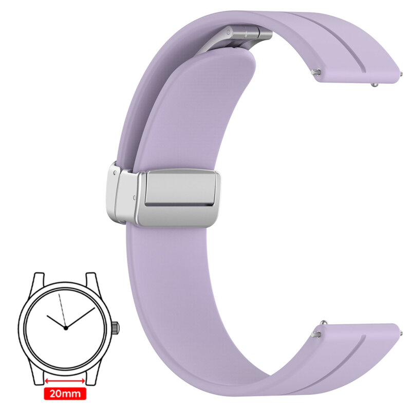 Curea Huawei Watch GT 2 42mm Techsuit, violet, W011