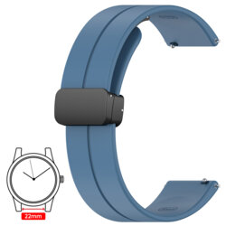 Curea Huawei Watch GT 46mm Techsuit, albastru, W011