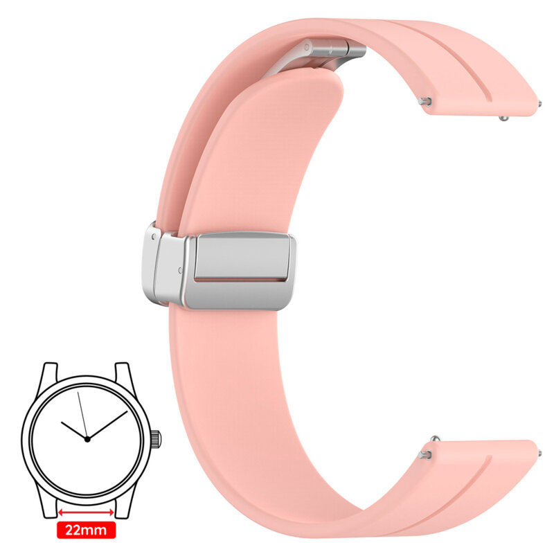 Curea Samsung Galaxy Watch 46mm Techsuit, roz, W011