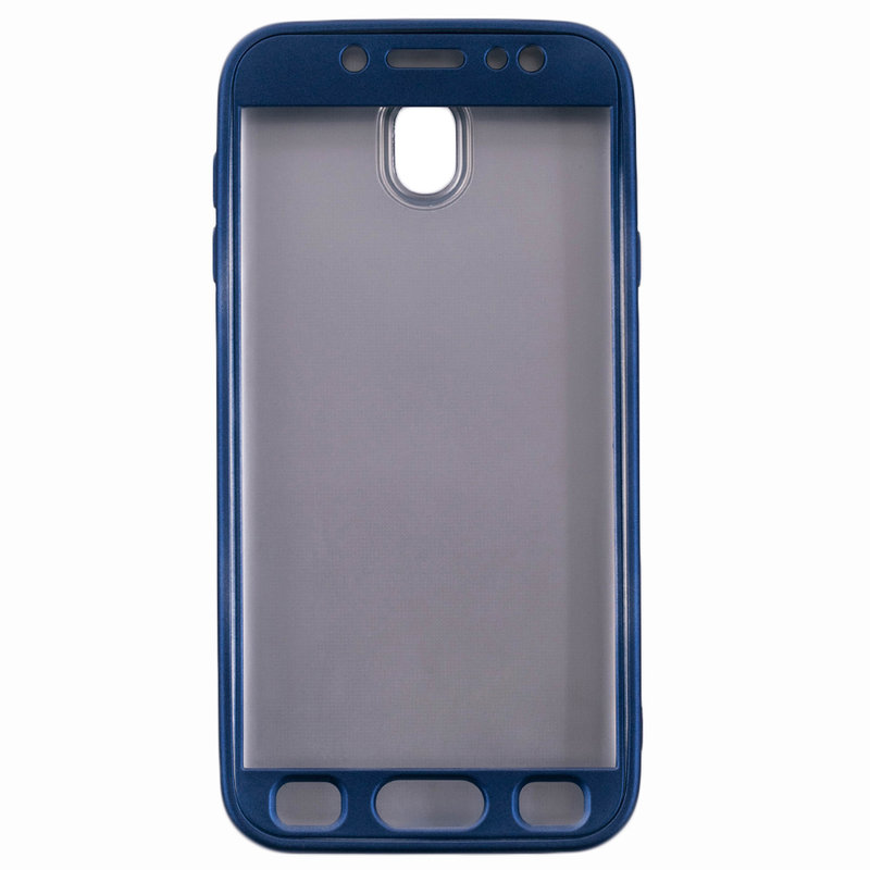 Husa Samsung Galaxy J7 2017 J730 TPU Smart Case 360 Full Cover Albastru