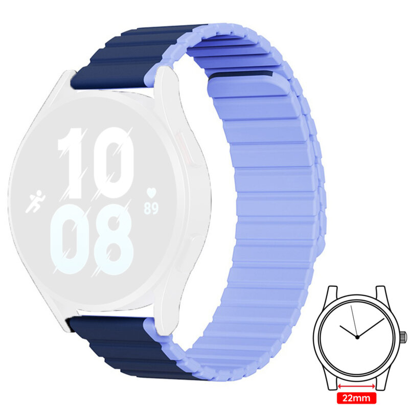 Curea magnetica Samsung Galaxy Watch 3 45mm Dux Ducis LD Series, Blue