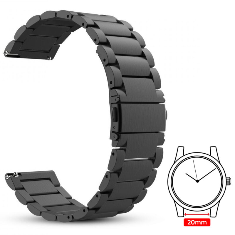 Curea Samsung Galaxy Watch 3 41mm Techsuit, negru, W010