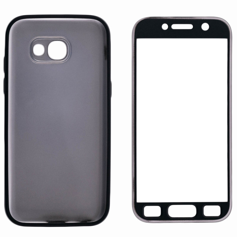 Husa Samsung Galaxy A5 2017 A520 TPU Smart Case 360 Full Cover Negru