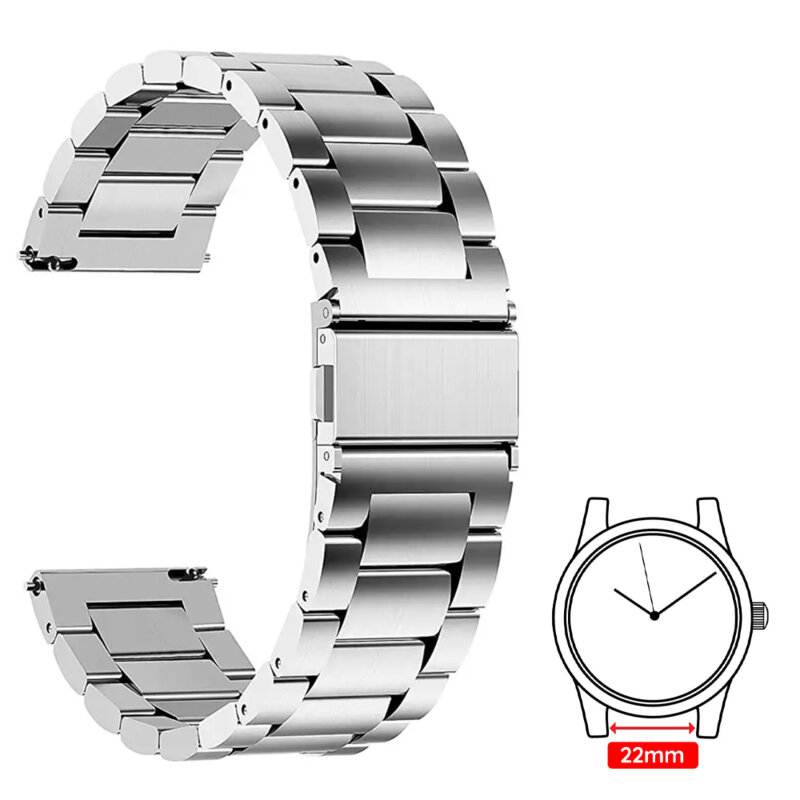 Curea Samsung Galaxy Watch 46mm Techsuit, argintiu, W010