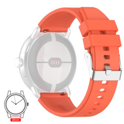 Curea Huawei Watch GT 3 42mm Techsuit, portocaliu, W026