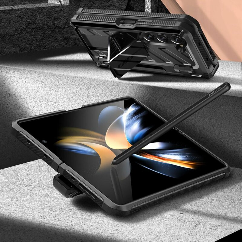 Husa Samsung Galaxy Z Fold5 Supcase Unicorn Beetle Pro, negru