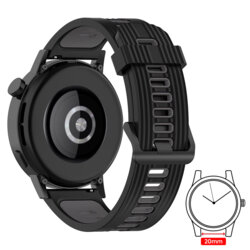 Curea Huawei Watch GT 3 42mm Techsuit, negru, W002