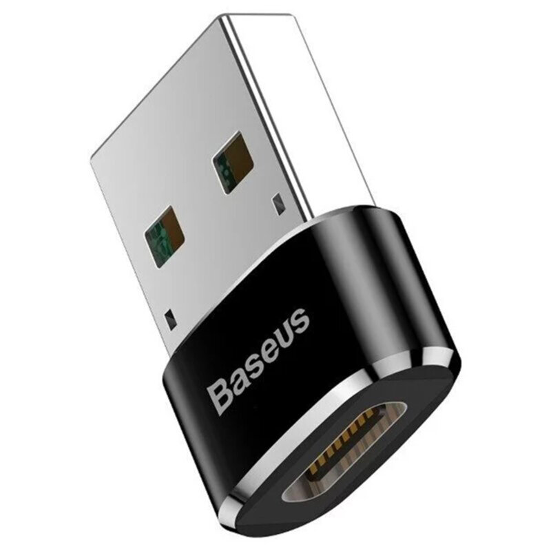 Adaptor, convertor 5A tip C, USB Baseus, negru, CAAOTG-01