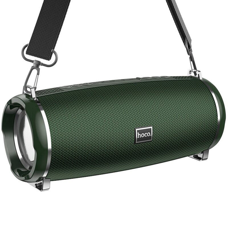 Boxa portabila waterproof 10W, Micro-SD, FM, Hoco HC2, verde