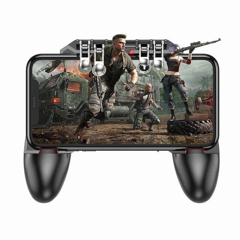 Gamepad telefon Hoco GM7 tip controller gaming, negru