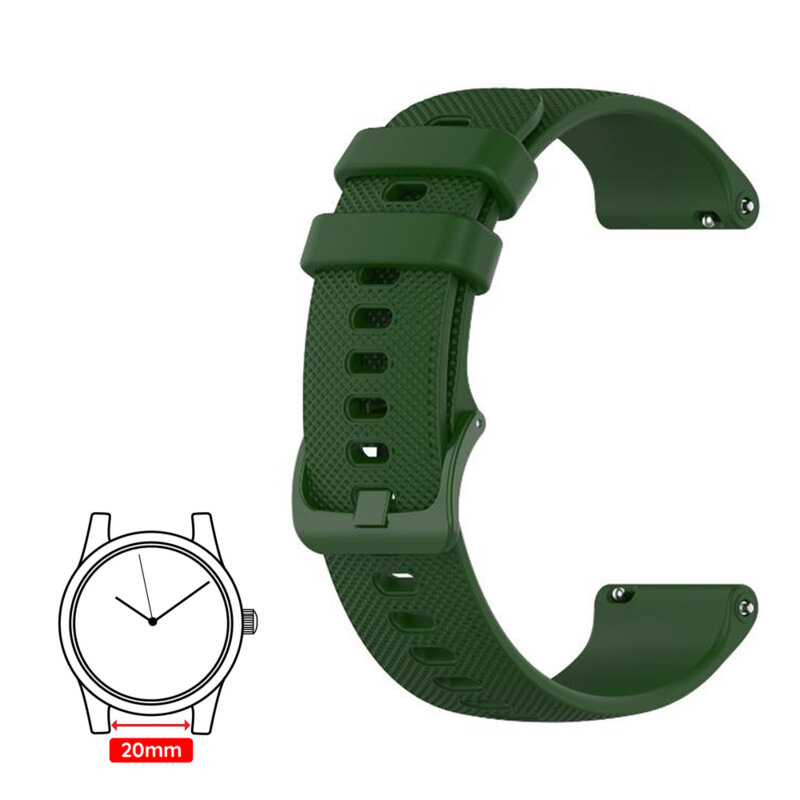 Curea Amazfit GTR 42mm Techsuit, verde, W006 