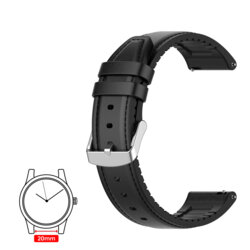 Curea Amazfit GTR 42mm Techsuit, negru, W007