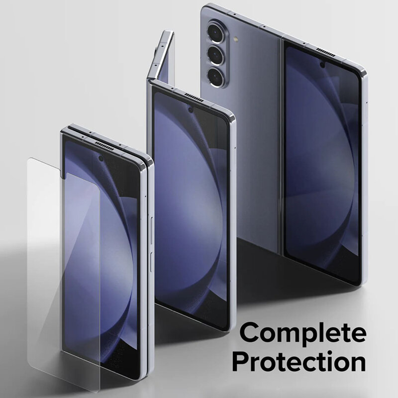 Folie sticla Samsung Galaxy Z Fold5 Ringke Cover Display Tempered Glass, transparenta