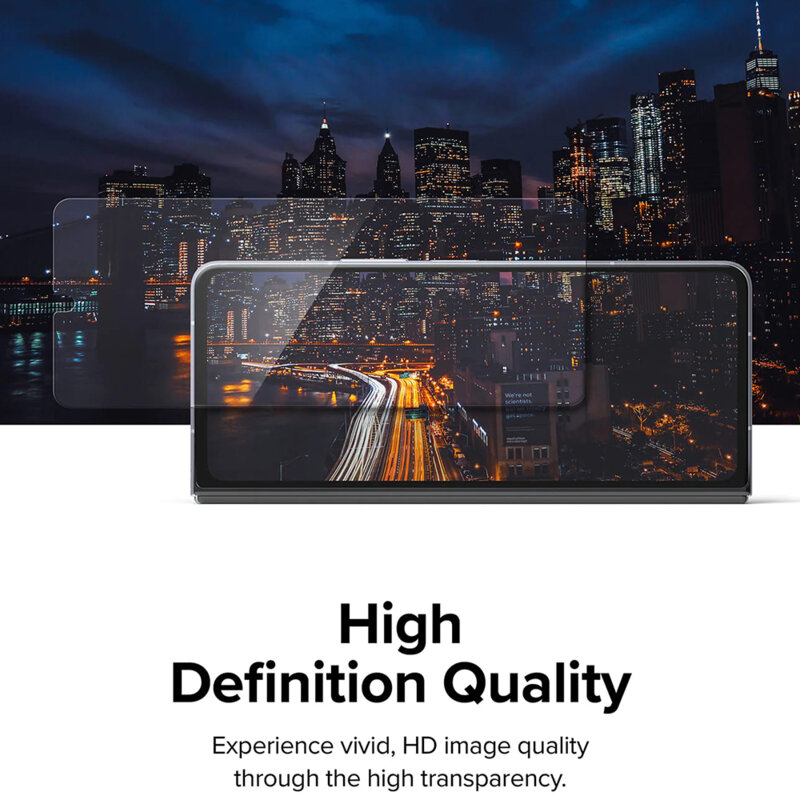 Folie sticla Samsung Galaxy Z Fold5 Ringke Cover Display Tempered Glass, transparenta