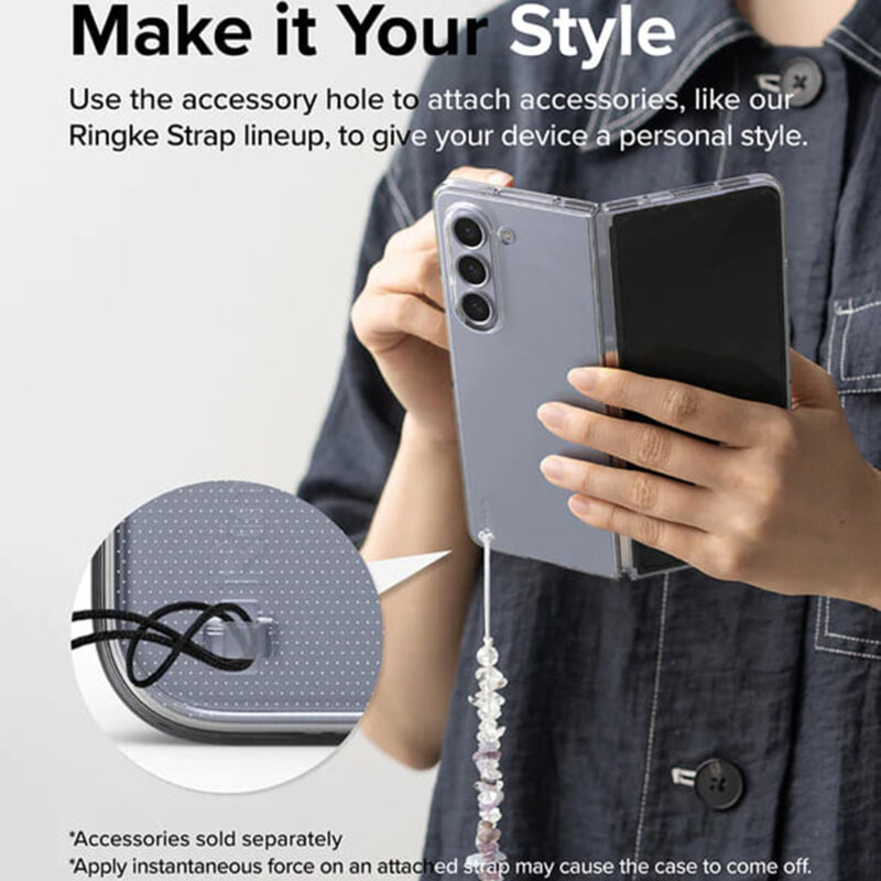 Husa Samsung Galaxy Z Fold5 Ringke Slim, negru
