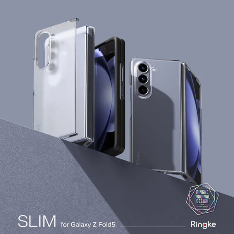 Husa Samsung Galaxy Z Fold5 Ringke Slim, negru