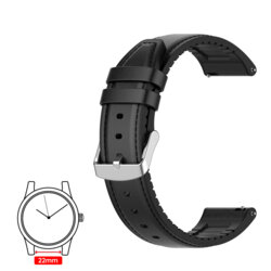 Curea Huawei Watch GT 46mm Techsuit, negru, W007