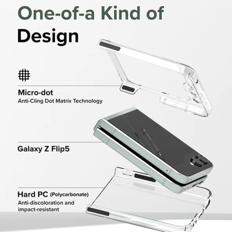 Husa Samsung Galaxy Z Flip5 Ringke Slim, mata
