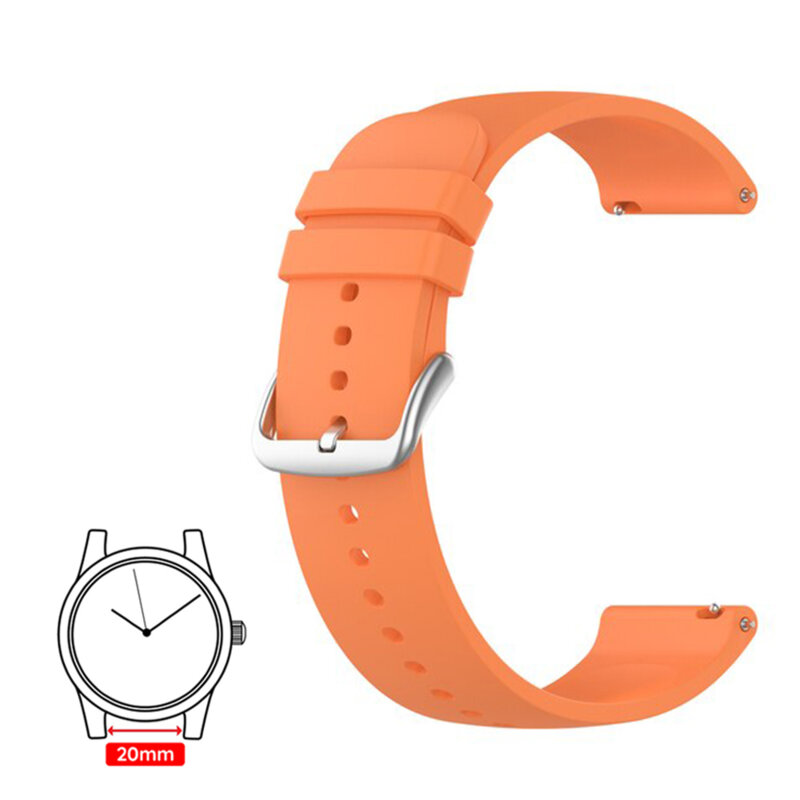 Curea Samsung Galaxy Watch 42mm Techsuit, portocaliu, W001