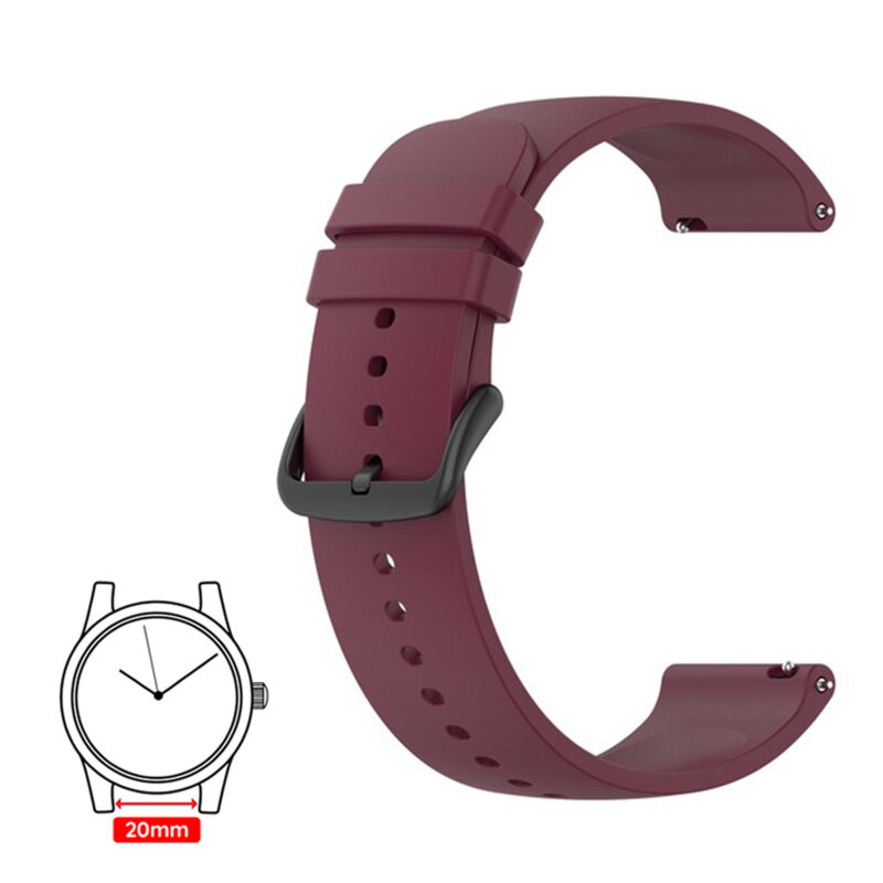 Curea Huawei Watch GT 42mm Techsuit, visiniu, W001
