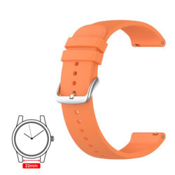 Curea Huawei Watch GT 2 46mm Techsuit, portocaliu, W001