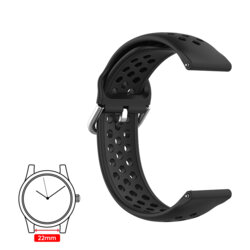 Curea Samsung Galaxy Watch 46mm Techsuit, negru, W004