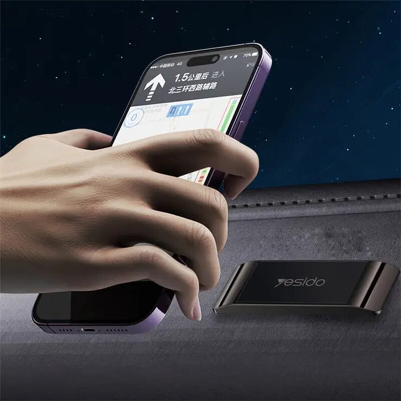 Suport magnetic telefon auto universal Yesido C151, gri