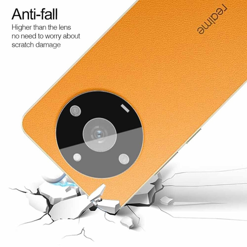Folie camera Realme 11 Techsuit Full Glass, negru