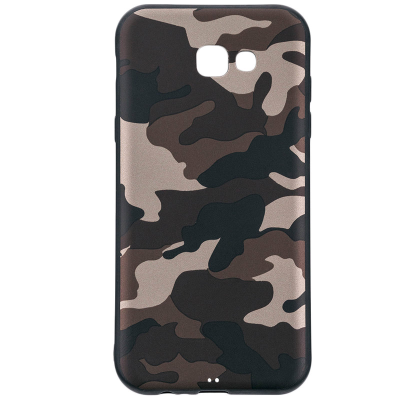 Husa Samsung Galaxy A7 2017 A720 Army Camouflage - Brown