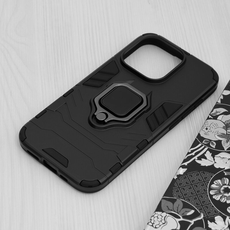 Husa iPhone 15 Pro Techsuit Silicone Shield, negru