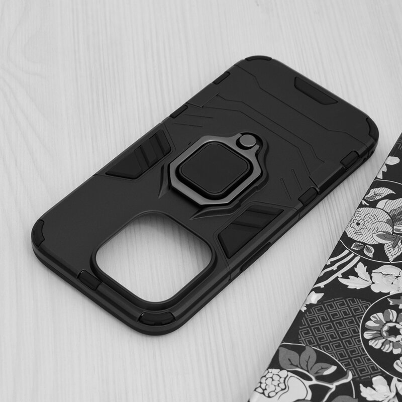 Husa iPhone 15 Pro Techsuit Silicone Shield, negru