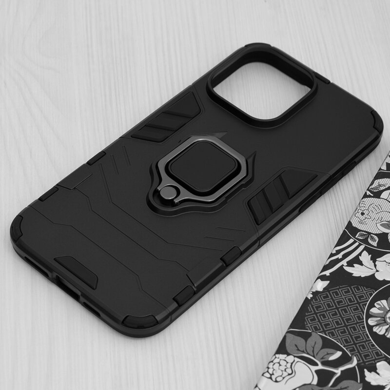 Husa iPhone 15 Pro Max Techsuit Silicone Shield, negru