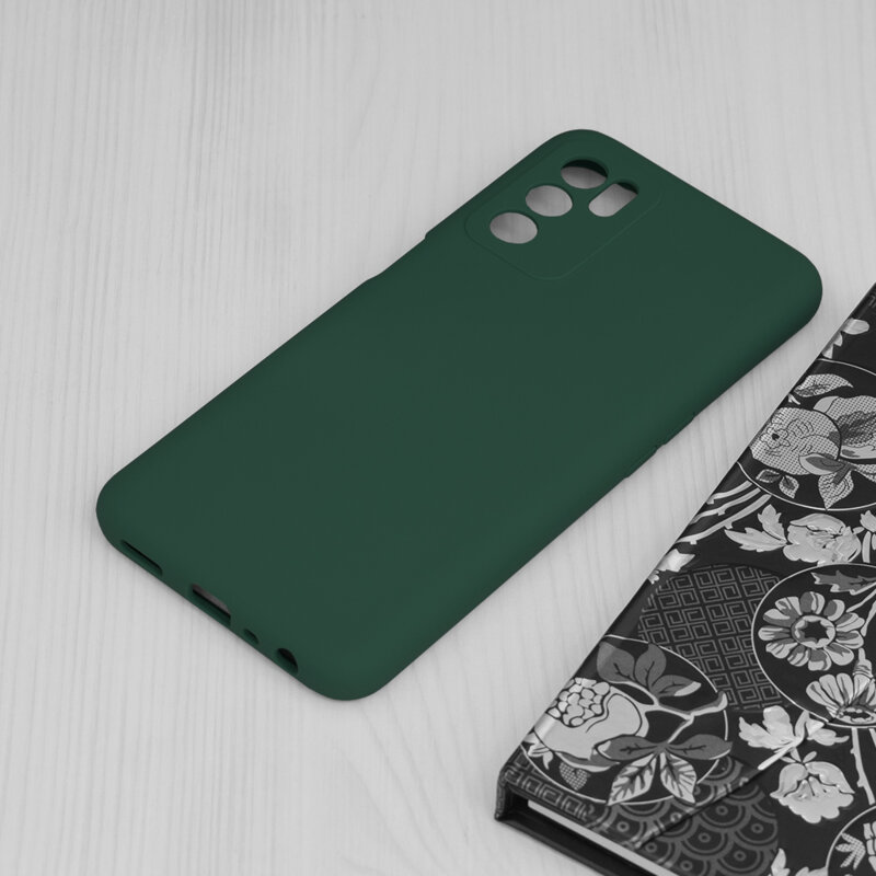 Husa Oppo A16 Techsuit Soft Edge Silicone, verde