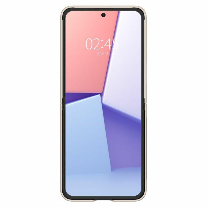 Husa Samsung Galaxy Z Flip5 Spigen Air Skin, crem