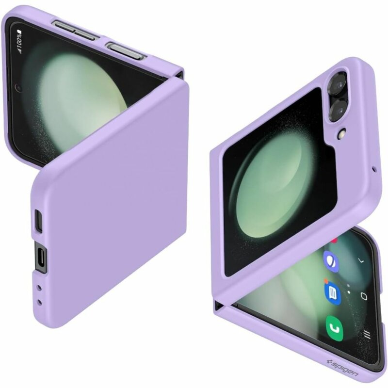 Husa Samsung Galaxy Z Flip5 Spigen Air Skin, mov