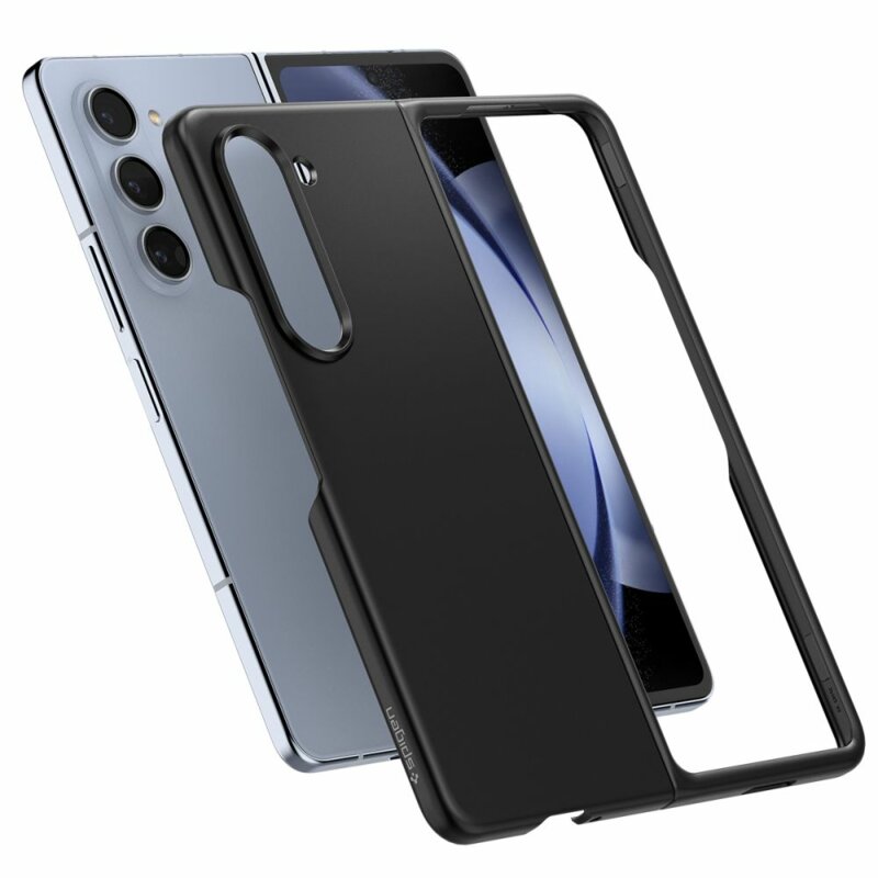 Husa Samsung Galaxy Z Fold5 Spigen Air Skin, negru