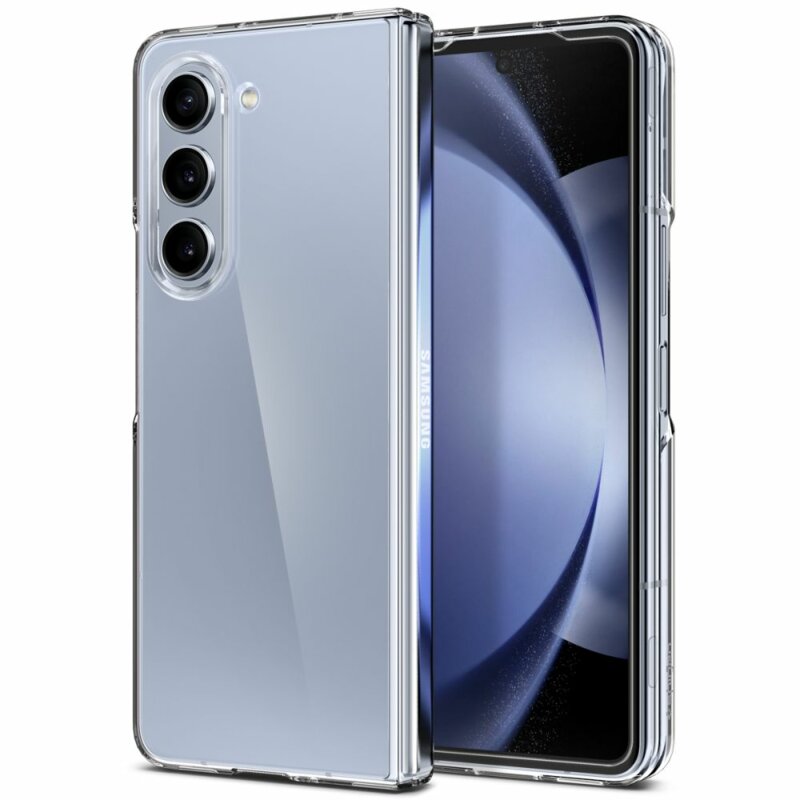 Husa Samsung Galaxy Z Fold5 Spigen Air Skin, transparenta