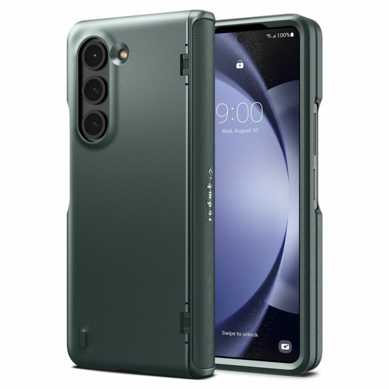 Husa Samsung Galaxy Z Fold5 Spigen Slim Armor Pro, verde